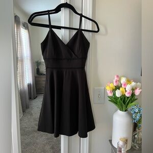 Francesca's Black Mini Dress